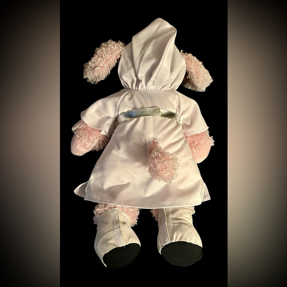 Build-A-Bear Vintage Pink Poodle with Princess Leia's Iconic Star War's Attire - Picture 11 of 11